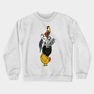 Chicken Friends Crewneck Sweatshirt